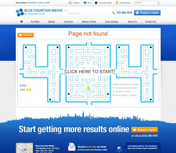 Chiêm ngưỡng những trang báo lỗi 404 cực thú vị 2