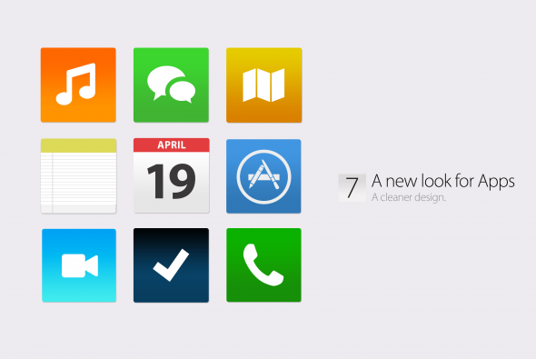 Bản concept iOS 7 với thiết kế phẳng vô cùng đẹp mắt 2