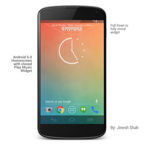 Android 5.0 Key Lime Pie với thiết kế "phẳng", dạng thẻ 3