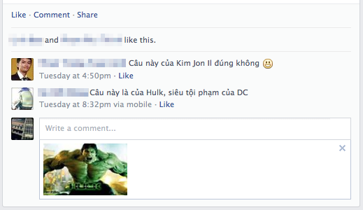 Trào lưu comment bằng ảnh tràn ngập Facebook 4