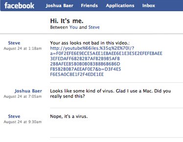 Virus cực nguy hiểm phát tán trên Facebook 2