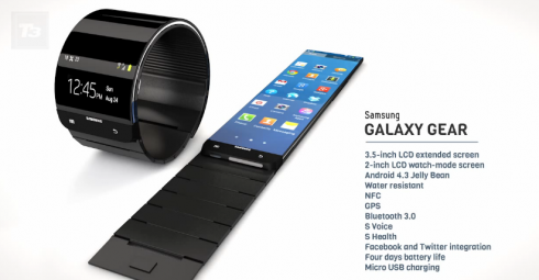 Bản thiết kế Samsung Galaxy Gear... như thật 3