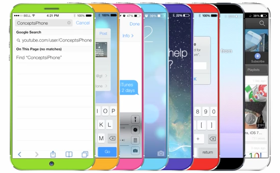 Bản thiết kế iPhone màn hình lớn giống hệt Galaxy Note 5