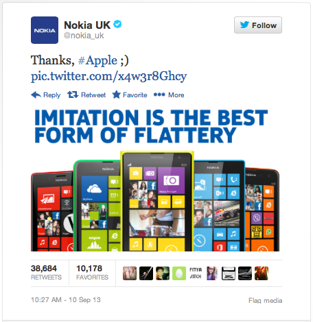 "Đ&aacute; đểu" Apple, Nokia lập kỉ lục 1