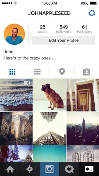 Instagram cập nhật giao diện mới theo phong cách iOS 7 4