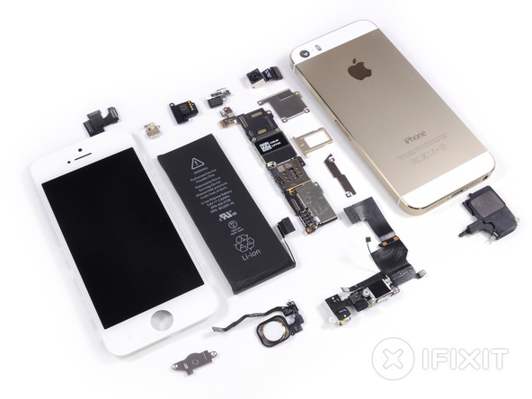Chi ph&iacute; linh kiện của iPhone 5S l&agrave; 213 USD v&agrave; iPhone 5C l&agrave; 156 USD 1