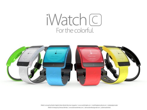 Bản thiết kế iWatch C theo phong cách iPhone 5C 1