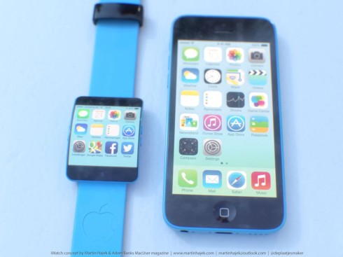 Bản thiết kế iWatch C theo phong cách iPhone 5C 2