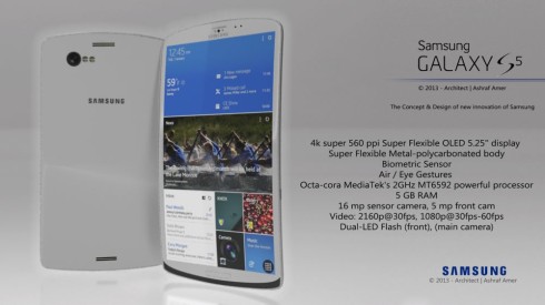 Bản thiết kế Galaxy S5 cấu hình cực "khủng" 6