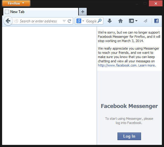 Facebook dừng cung cấp Facebook Messenger cho người dùng Windows và Firefox 2