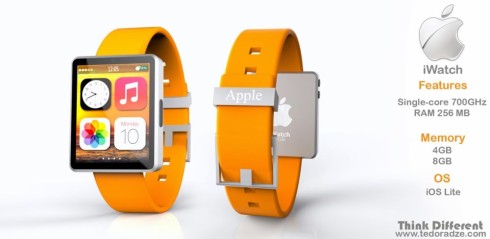 Bản thiết kế iWatch dạng... iPod Nano siêu mỏng 6