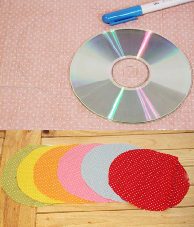 Hộp đựng giấy xinh xắn làm từ đĩa CD cũ 2