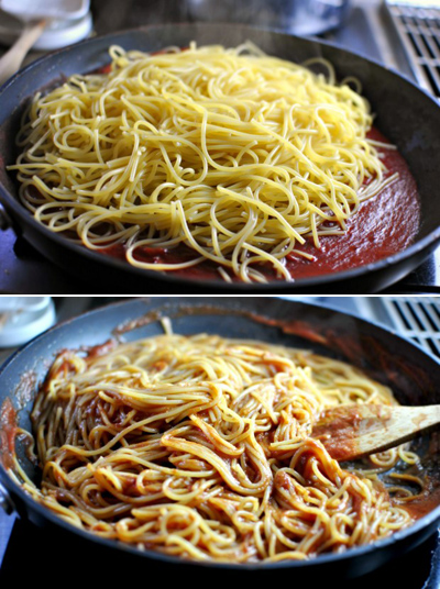 Ăn mì spaghetti với gà nướng phô mai hấp dẫn 11