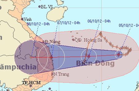 Bão số 7 diễn biến phức tạp, gây mưa to diện rộng 1