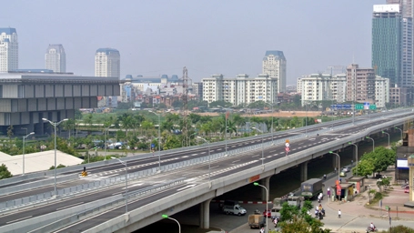 Đường trên cao đầu tiên của Thủ đô trước ngày thông xe 7