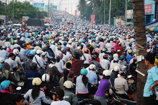 Hình ảnh giao thông "nhồi thịt" từ thế giới đến Việt Nam 21