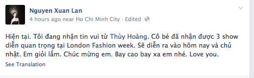 Hoàng Thùy tự tin sải bước trên sàn diễn London Fashion Week 20