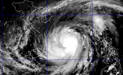 Tâm bão Haiyan di chuyển dọc lên miền Bắc 4