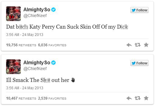 Katy Perry hốt hoảng vì bị rapper dọa hành hung 2