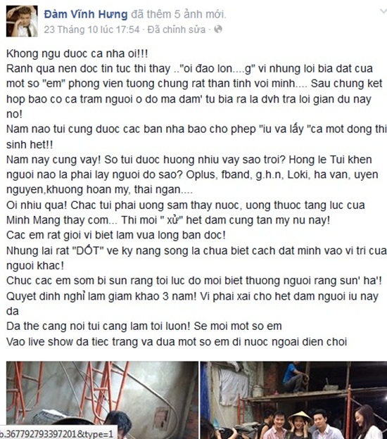 Tuần nhiều "sóng gió" của sao Việt trên Facebook 2