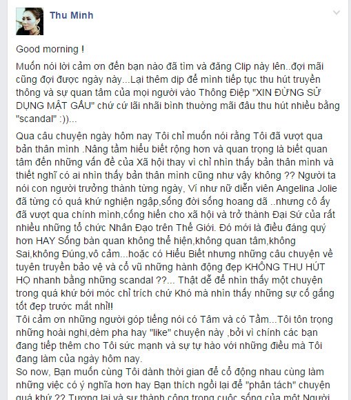 Tuần nhiều "sóng gió" của sao Việt trên Facebook 8