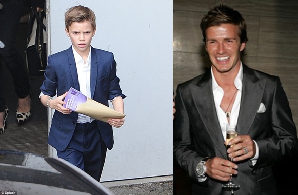 Romeo Beckham, bản sao hoàn hảo của bố Becks 6