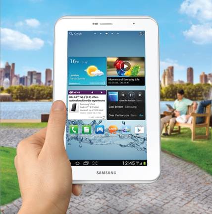 S&ocirc;i động ngày h&ocirc;̣i &ldquo;Đ&ocirc;̉i laptop l&acirc;́y Galaxy Tab 2&rdquo; 10