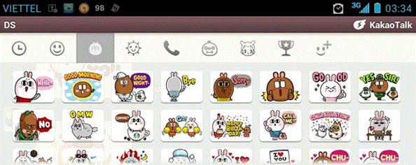 Trò chuyện thú vị hơn cùng emoticon của KakaoTalk 5