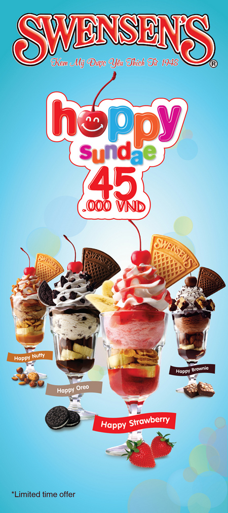 Kem Swensen’s: Cực sảng khoái cùng chương trình Happy Sundae 1