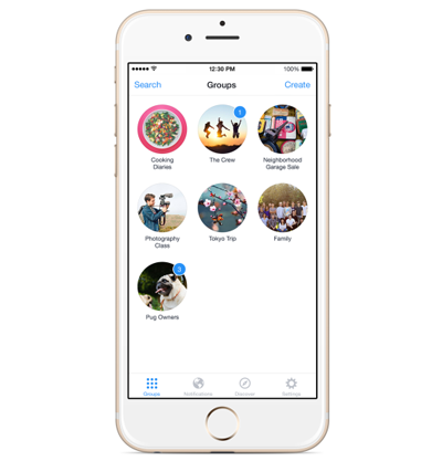 Tính năng Nhóm (Group) trong Facebook có ứng dụng riêng 2