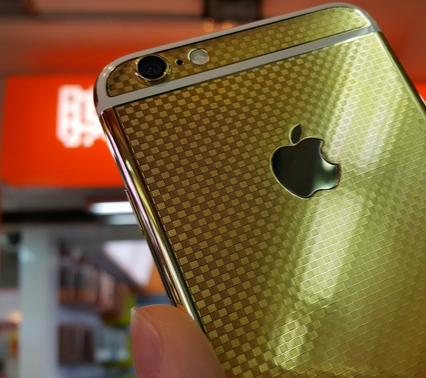 Ngắm iPhone 6 và iPhone 6 Plus mạ vàng 24K siêu sang 1