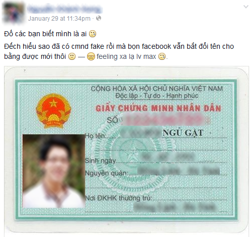 Người dùng Facebook Việt Nam "khổ sở" vì bị ép đổi tên 3
