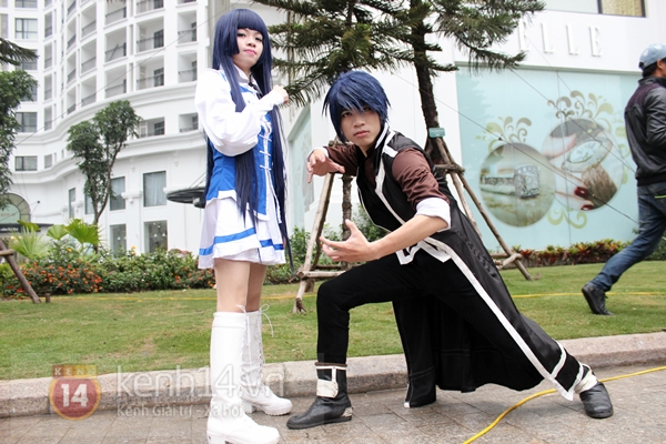 Giới trẻ Hà Nội chịu lạnh cosplay tham gia lễ hội mùa đông  12