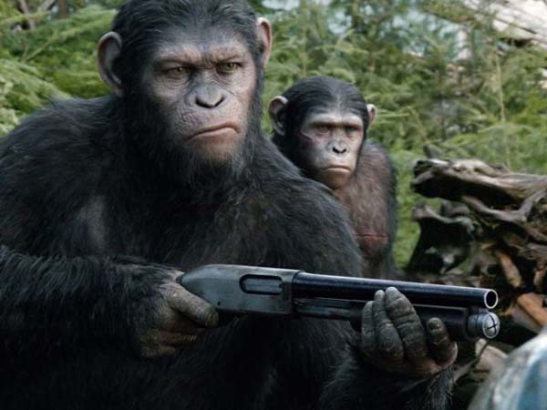 Bầy khỉ nổi loạn xài vũ khí "khủng" tàn phá hành tinh 1