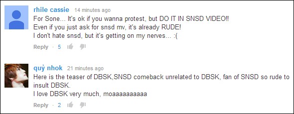 Fan SNSD comment đòi MV "Mr.Mr." dưới clip mới của... DBSK 11
