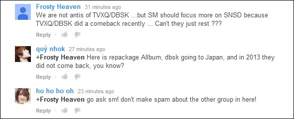 Fan SNSD comment đòi MV "Mr.Mr." dưới clip mới của... DBSK 8
