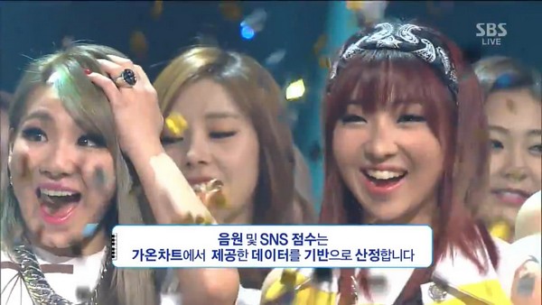 2NE1 đánh bại SNSD trên sân khấu cuối tuần 2