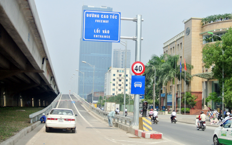Đường trên cao đầu tiên của Thủ đô trước ngày thông xe 11