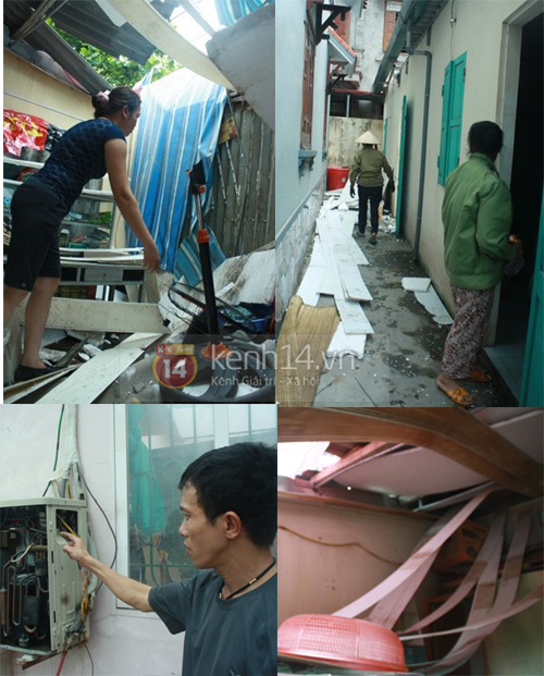 Hà Nội: Lốc xoáy phá tan hàng chục ngôi nhà 2