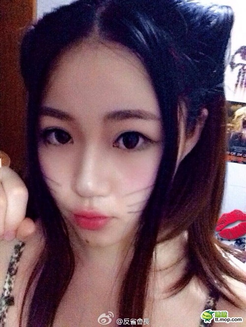 Nữ sinh Trung Quốc rộ mốt làm tóc "tai mèo" cực yêu 12