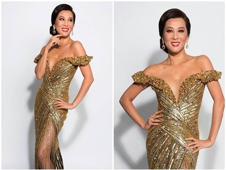 Hoa hậu Kỳ Duyên lần đầu lên tiếng về chiếc váy giống MC Kỳ Duyên 5