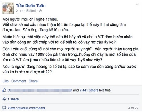 Khi những quý ông showbiz Việt không ngại "đốp chát" công khai 2