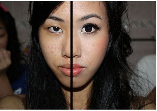 Sửng sốt trước sự biến đổi không tưởng giữa trước và sau make up 9