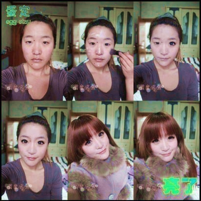 Sửng sốt trước sự biến đổi kh&ocirc;ng tưởng giữa trước v&agrave; sau make up 13