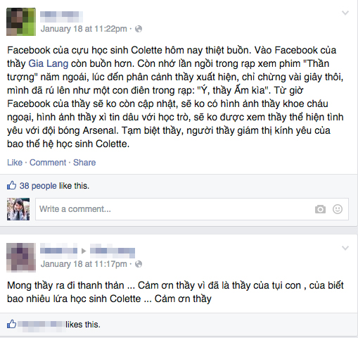 Cựu học sinh Sài Gòn chia sẻ những status xúc động về thầy giám thị già vừa qua đời 10