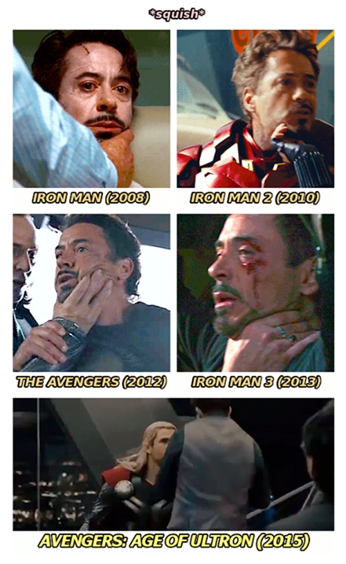 Người hùng hay bị "túm cổ" nhất đội Avengers là... Iron Man 1