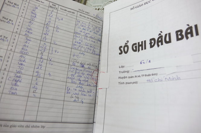 Nỗi sợ mang tên “sổ ghi đầu bài” 1