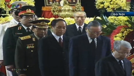 Lễ truy điệu Đại tướng tại Nhà tang lễ Quốc gia 25