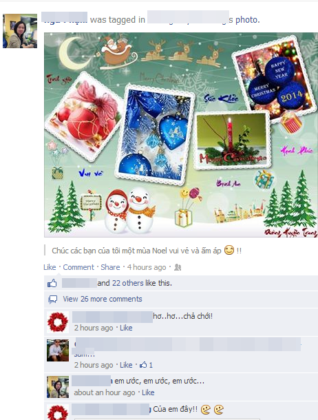 Facebook tràn ngập không khí Giáng sinh 11