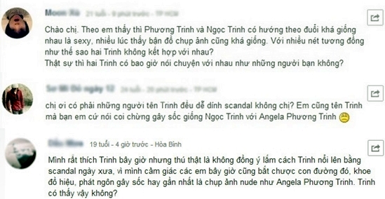 Ngọc Trinh bất ngờ bị đặt nghi vấn “không ưa” Angela Phương Trinh 4